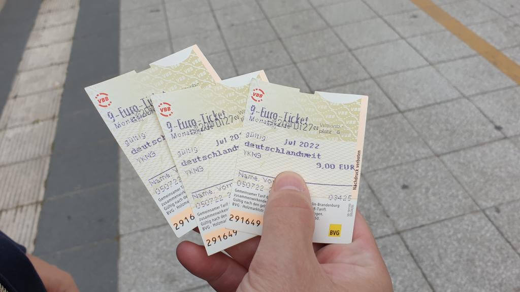Billig transport i Berlin - 9 euro billet – sommer 2022 RejseKompasset