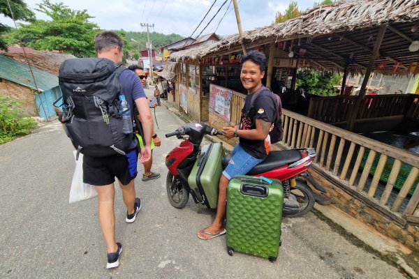 Ankomst til Bukit Lawang