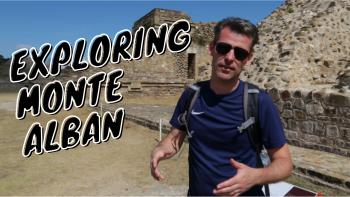 Besøger Monte Alban i Mexico