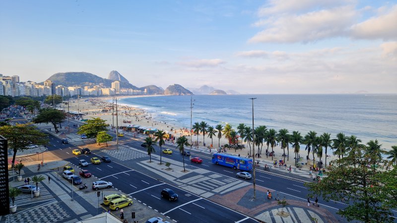 Udsigt ud over Copacabana