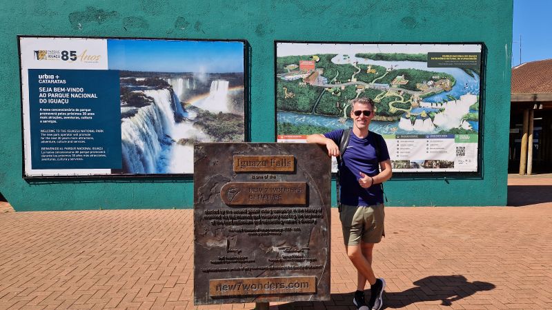 Vi besøger Iguazu vandfaldene i Brasilien